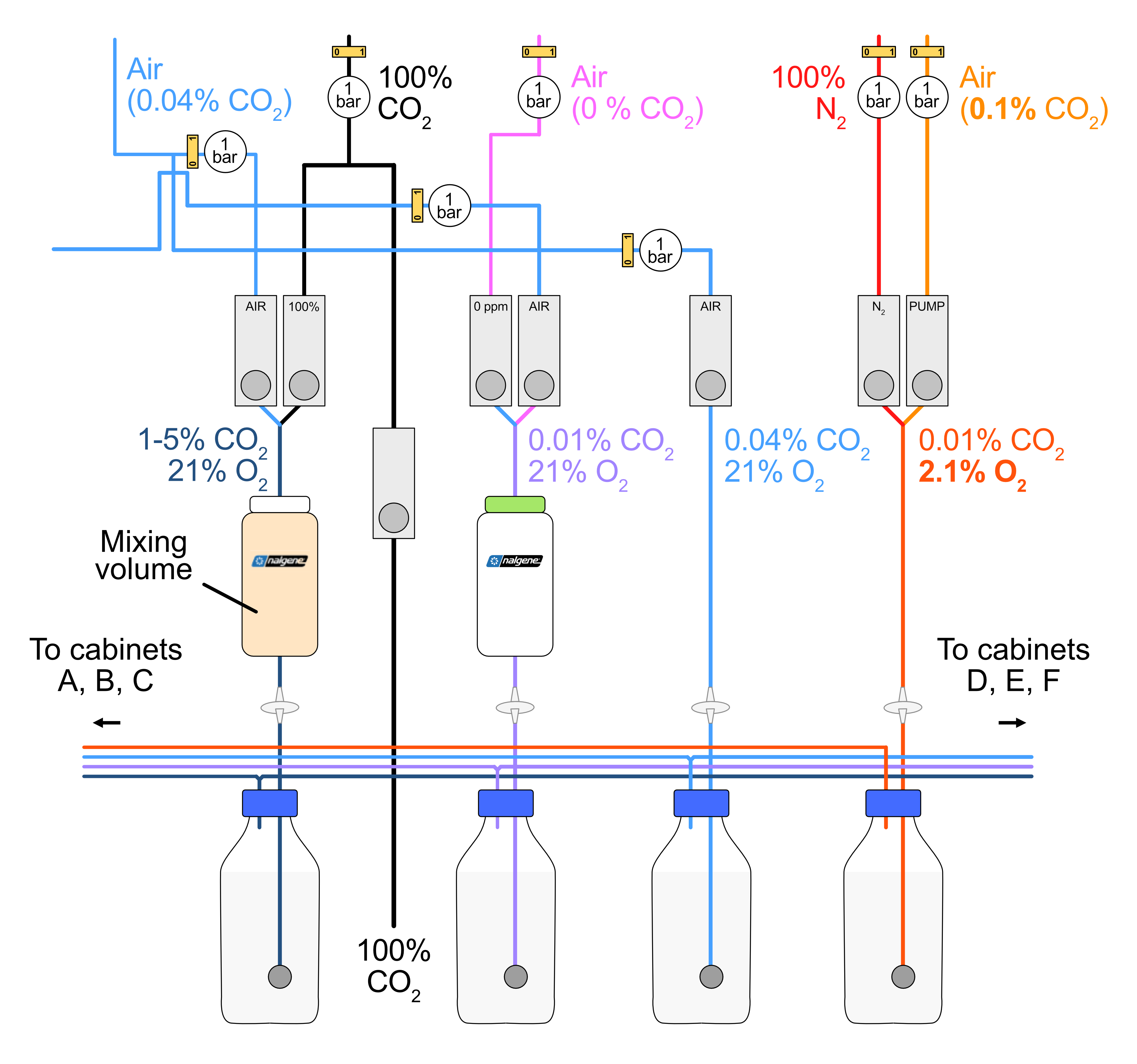 Gas System Schematic